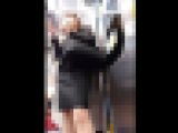 堪らず追跡したミニスカOLちゃんの生P見ちゃいました