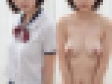 【画像　制服の中身を拝見】9割裸になる呪文で裸にしてみた