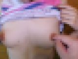 【再販】[チアガールコス美女1]とにかく乳首が好きな美女のフェチ映像のお得3本セット