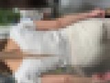 【再販】白いパンツからパンティーラインがクッキリ動画(/ω＼)