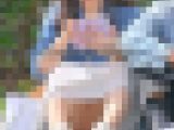vol.678：お花見特集：グレーのミニスカ内に見える黒生Ｐ。よく見ると毛がハミ出ているような！？ 画像拡大必須！他、多数収録！