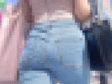 超Sクラスの美巨尻たちを堪能！王道スキニーデニムからエロケツをガチパッツンさせて食い込みで♂を誘う!