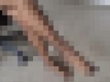 黒パンスト着用必須のお仕事お姉さんの匂いが漂ってくるおみ足