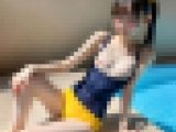 ?動画?プールサイドの天使?　つるぺた女子がセクシーグラビア撮影会