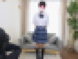 ドラマ衣装合わせに来たモデルの身体を好き放題弄りまくる！vol.1前編 JK制服の黒髪モデルをセクハラ衣装チェック