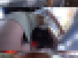 【ノーブラ探訪】高身長ポニーテール女子、ミニ丈シャツに隠された秘密