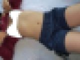 【再販】芋娘♪小さい時の芋ジャージに短パン♪黒の縞々パンツチラ♪ブラ披露あり♪　１２０