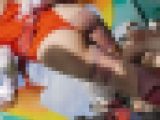 超高画質FHD動画 エロレイヤーに群がる無数のカメコ達 レイヤーの股間尻をゼロ距離ローアン撮りNO-3 食い込み赤レオタちゃん編