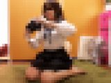 VRしている無防備状態の娘の胸ちらパンチラ 　比較的デカ乳首　きこちゃん