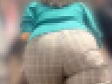 超Sクラスのパッツン巨尻を堪能！自慢のエロ尻を突き出しパンティラインと食い込みで男を誘惑!