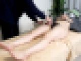 巨乳美人人妻のおっぱいに大量射精/脱毛施術で美巨乳揉みしだき【美乳/爆乳/紙ブラ】