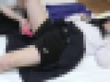 【４K】アプ姉オモチャつっこみ♪穴あきバレーパンツ萌え！局所及び全体像、顔アップ♪　３５９