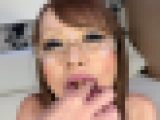 【咀嚼フェチ】人妻熟女のくちゃくちゃ煎餅咀嚼? 上半身裸で小ぶりおっぱい揺らしながら大口咀嚼！