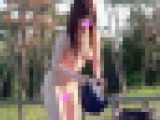 【覗きJK13】夏の放課後…海辺で晒すむっちり白肌全裸