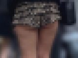 【再販】傑作！！ヒョウ柄のフリルミニスカートパンツを履いたギャルの尻(/ω＼)