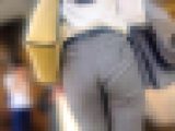 素人OLのスケベなエロ尻たちを堪能！ムニュつく美尻を突き出しガッツリ食い込むパンティラインで男を挑発!