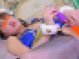 [地下撮影会マル秘映像シリーズ41-6]格ゲーキャラのコスプレのままオナニーしちゃうエロモデル