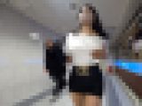 【マスク顔出し】ド変態ノーブラ＆ハミマン美女♪勃起乳首ビンビン・アナル大胆くぱぁ〜など過激エロ満載!!【前編】