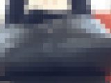 【再販】(電車対面）(顔出し）むき出しむっちりパンストふとももくぱぁ〜…リップを塗布したぷるぷるな唇が無防備になっちゃったOLお姉さん