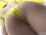 【再販】黄色ハイレグ最後の超ローアングルお尻股間！RQvol.34